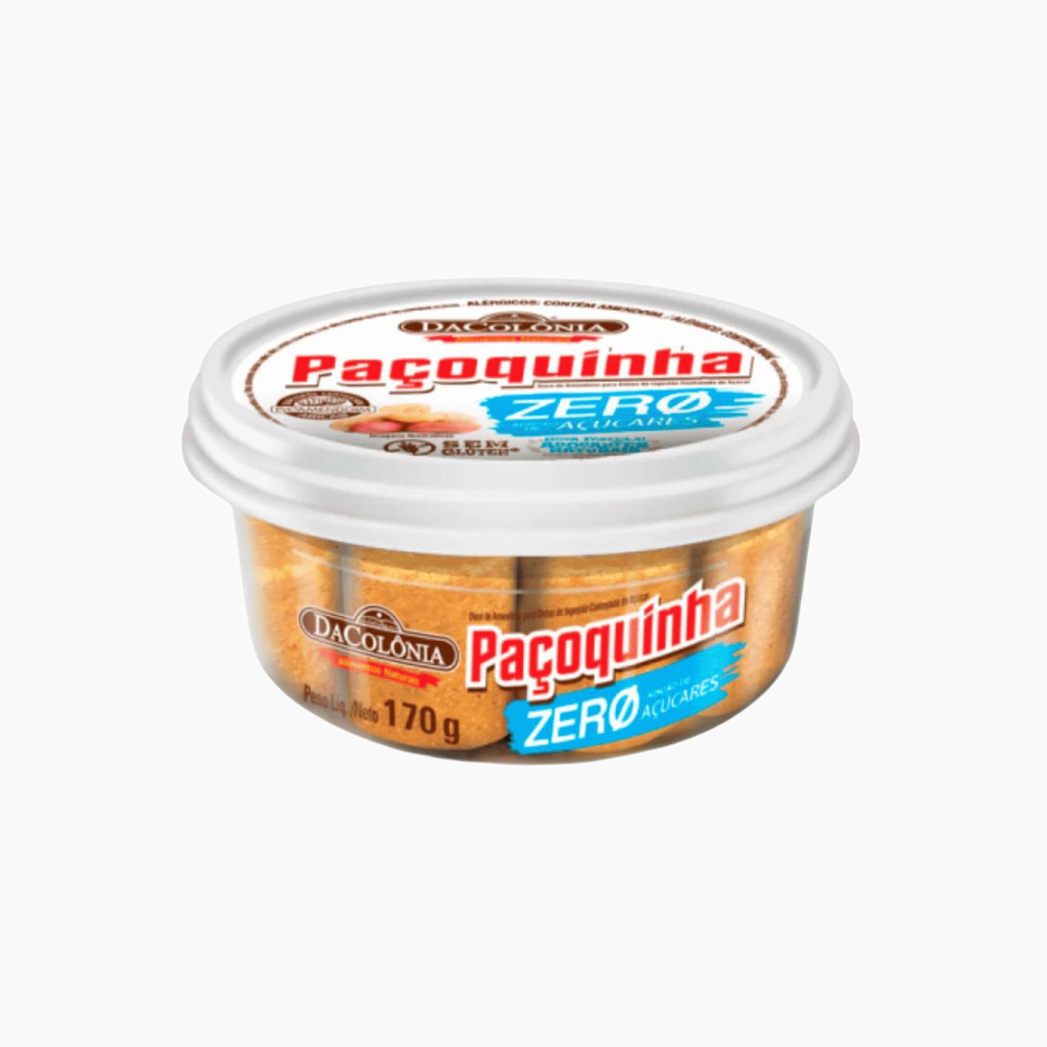 Da Colonia Pacoquinha Zero Pote - 170g