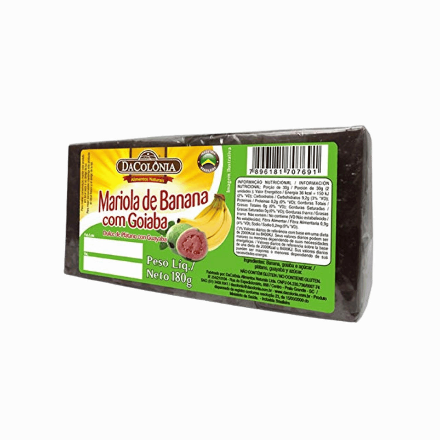 Da Colonia Mariola de Banana com Goiaba 180g