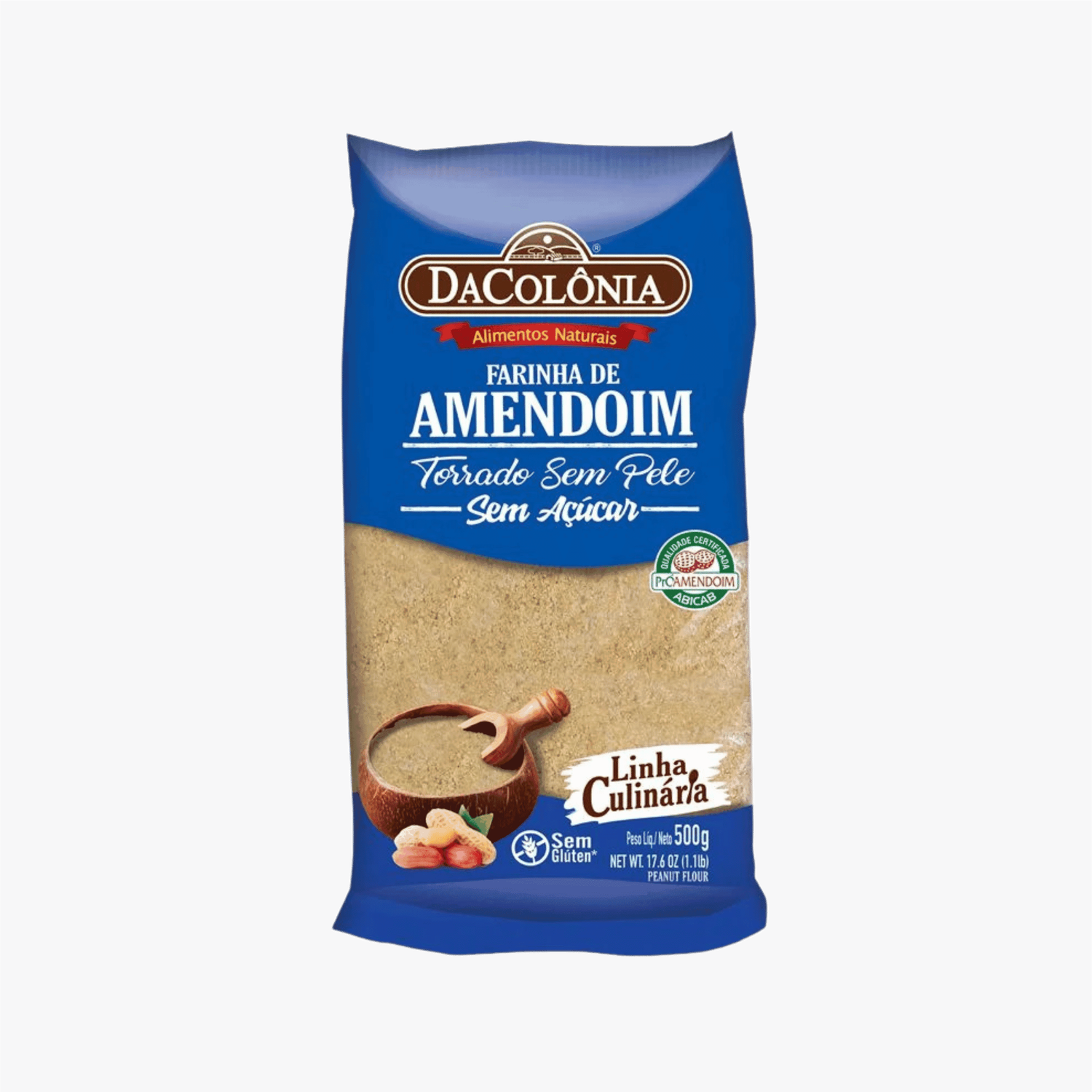 Da Colonia Farinha De Amendoim 500g