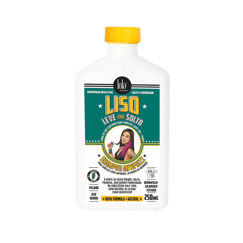 Lola Liso Leve e Solto Shampoo Antifrizz 250ml