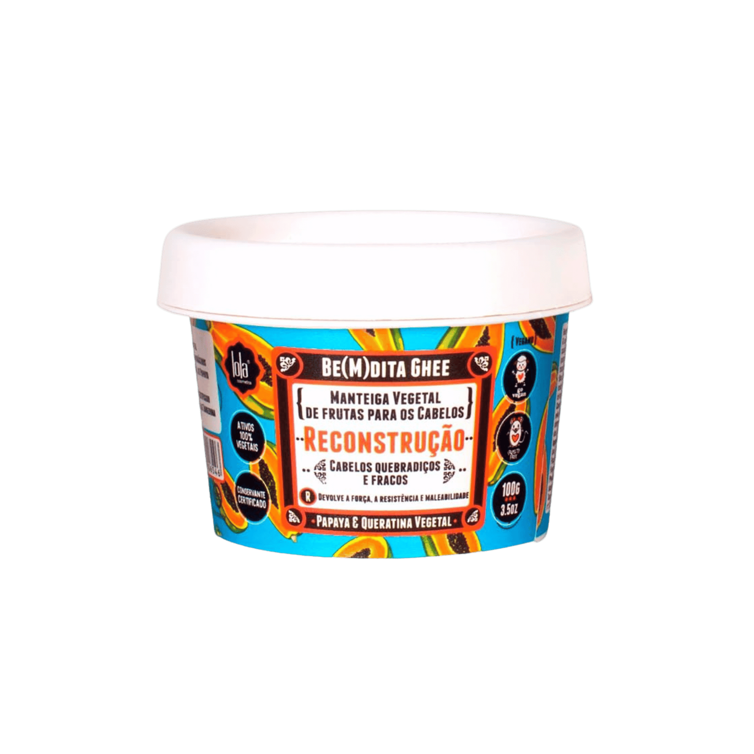 Lola Ghee Recontrucao Papaya e Queratina Vegetal 100g