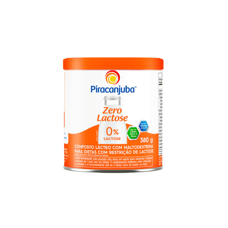 Leite em Pó Piracanjuba Zero Lactose - Milk Free Lactose