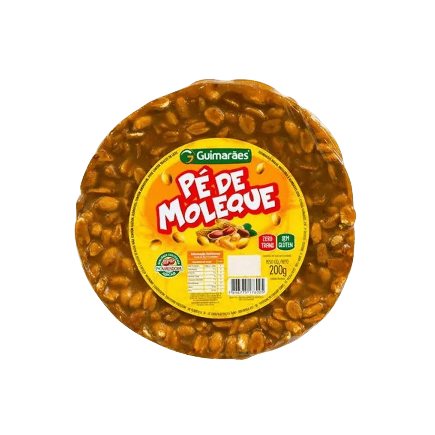 Guimaraes PE de Moleque - 200g - Peanut Brittle 7.05 oz 