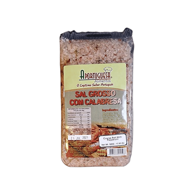 A Portuguesa Sal Grosso Com Calabresa - 500g