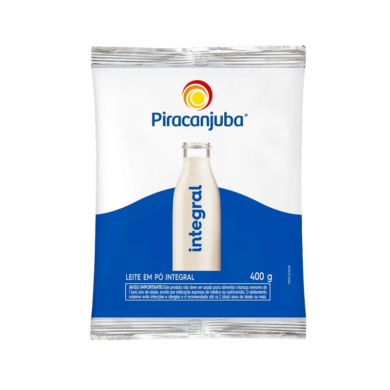 Piracanjuba Leite em Po Integral - 400g
