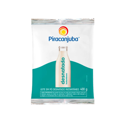 Piracanjuba Leite Em Po Desnatado Instantaneo - 400g
