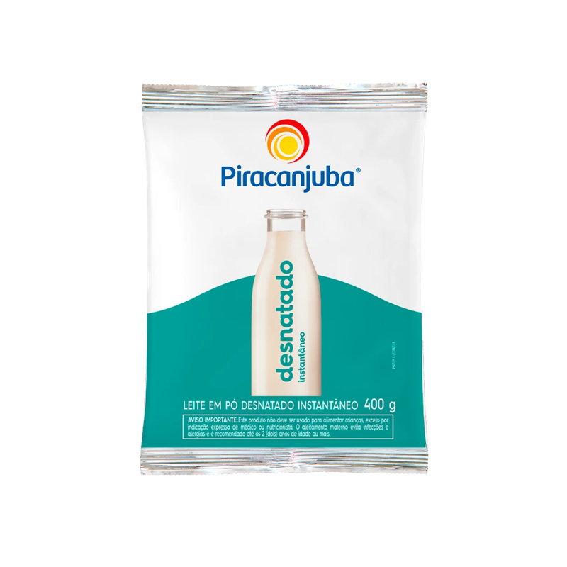 Piracanjuba Leite Em Po Desnatado Instantaneo - 400g