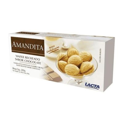 Amandita Recheado Chocolate Wafers - 200 G