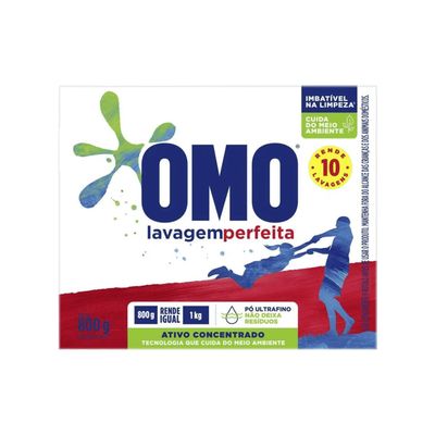 Sabao Em Pó Lavagem Perfeita - Omo - 800g