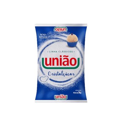 União Crystalized Sugar - Acucar Cristal 1kg
