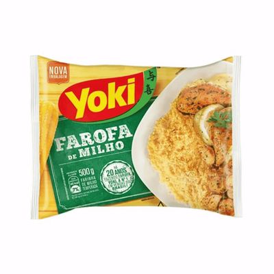 Farofa Pronta de Milho - Yoki - 400g - 0.88oz