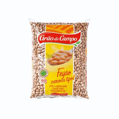 Feijao Grão de Campo Carioca - Pinto Beans - 1kg - 2.2lbs