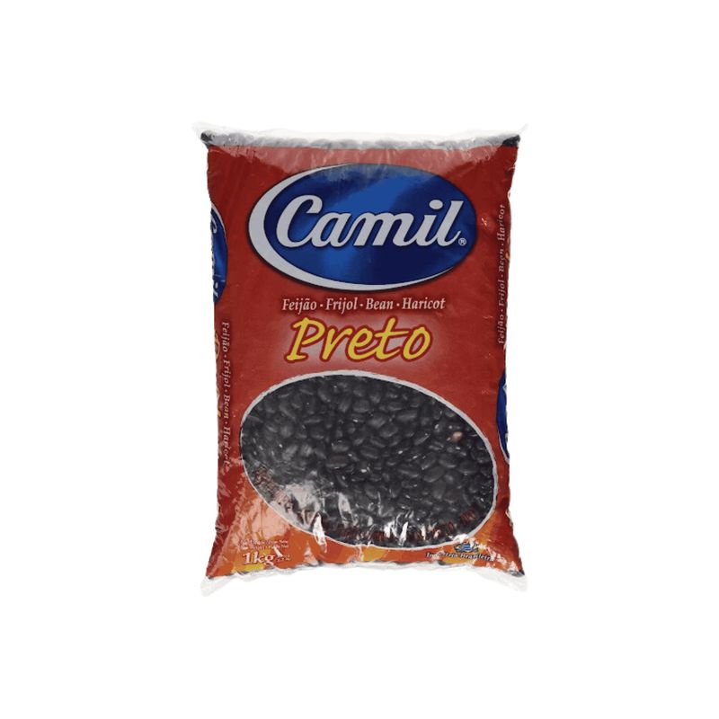 Camil Feijao Preto 1 Kg - Black Beans 2.2 lb