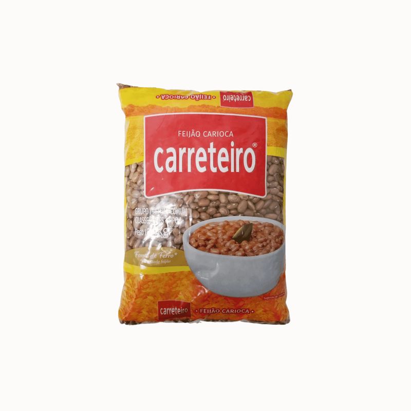 Carreteiro Carioca Brown Beans 2.2 lb - Feijao Carioca 1 Kg
