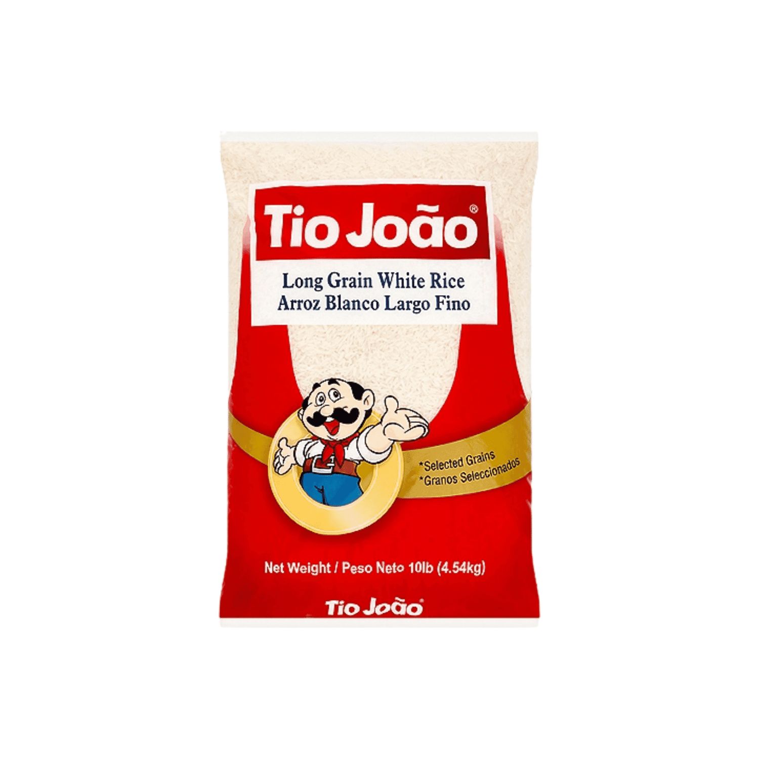 Arroz Tio Joao Long Grain White Rice - 4.54kg - 10lbs