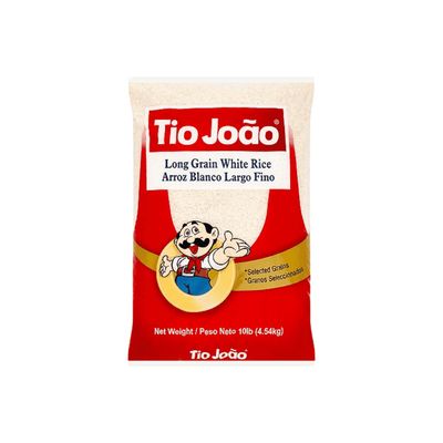 Arroz Tio Joao Long Grain White Rice - 4.54kg - 10lbs