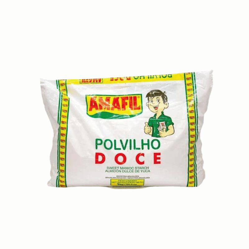 Polvilho Doce - Sweet Manioc Starch - Amafil - 1kg - 35oz 