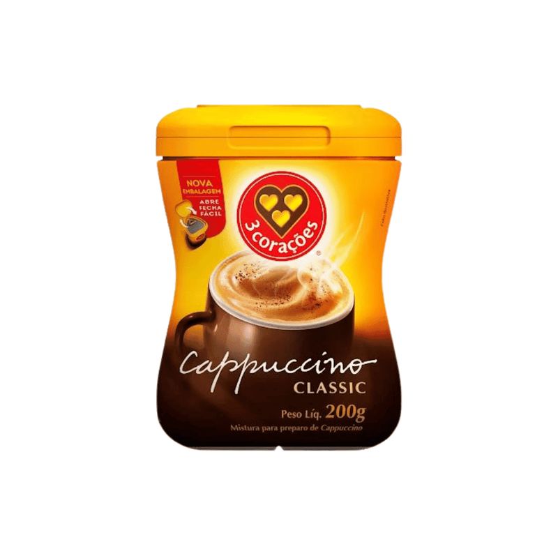 3 Coracoes Cappuccino Tradicional - 200g
