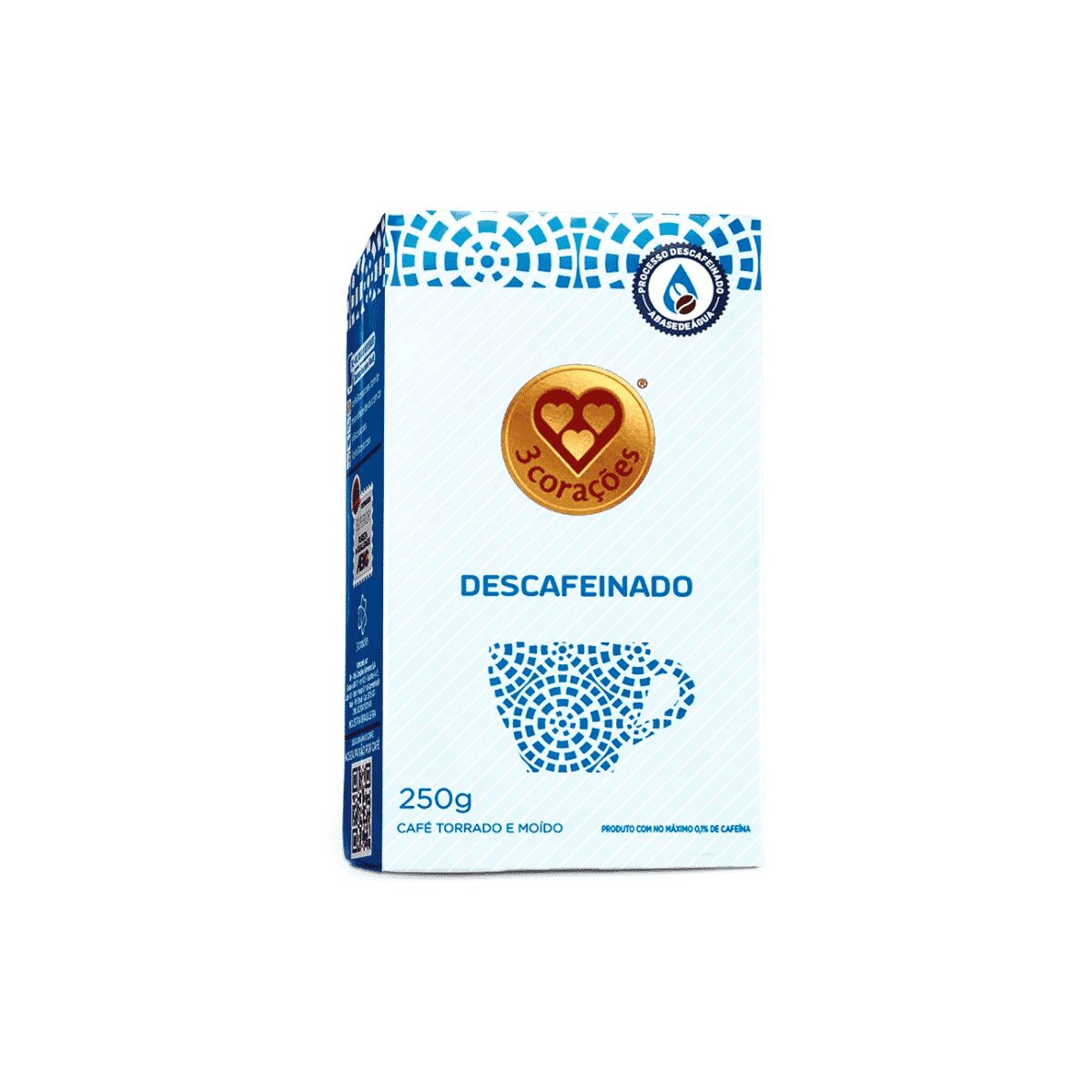3 Coracoes Cafe Descafeinado - 250g