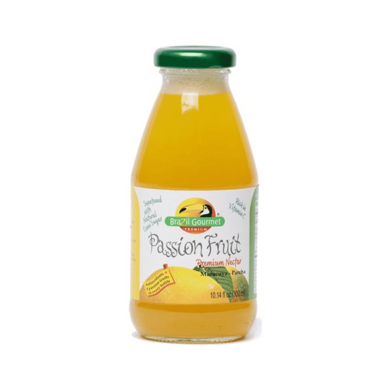 Brazil Gourmet Passion Fruit Nectar 10.14 fl. oz - Nectar de Maracujá 300ml 