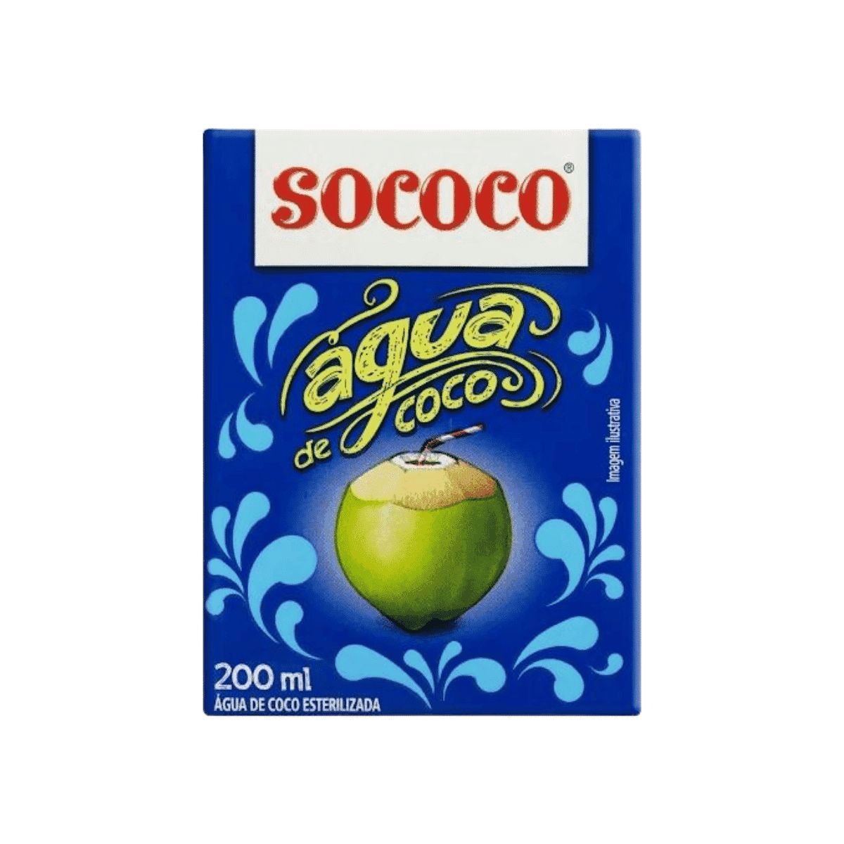 Sococo Coconut Water - Agua de Coco 200ml 