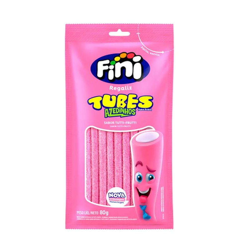 Fini Tubes Azedinhos Tutti-Frutti 80g
