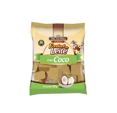 Fondant de Leite Com Coco 160g