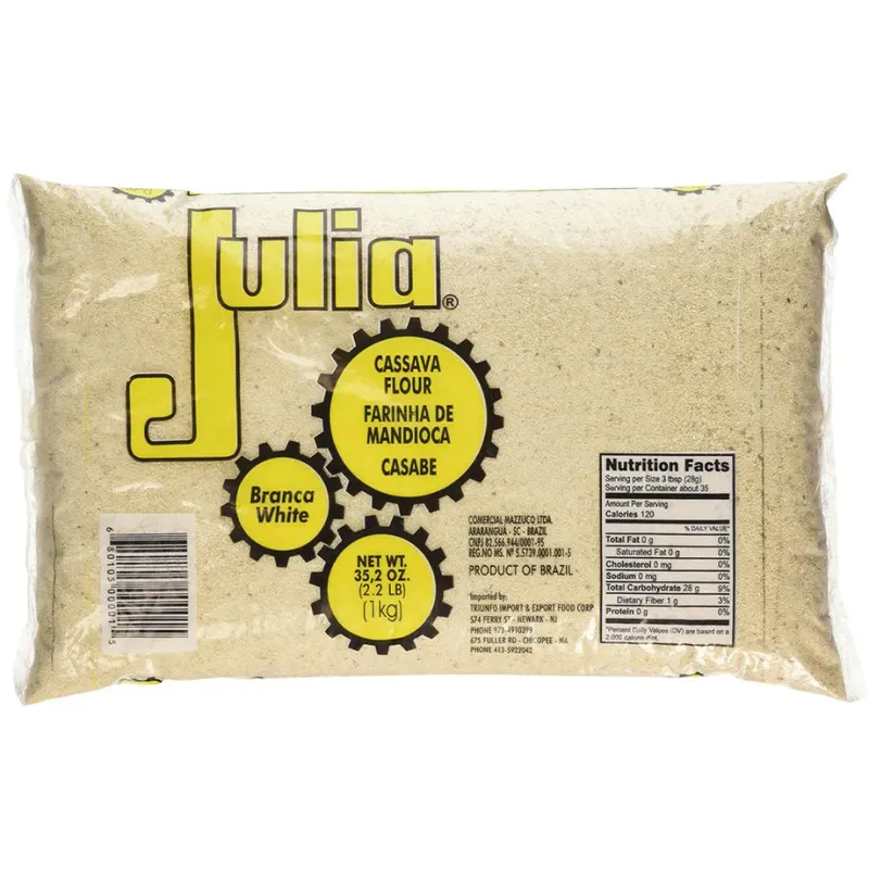 Julia Farinha De Mandioca Branca 1kg