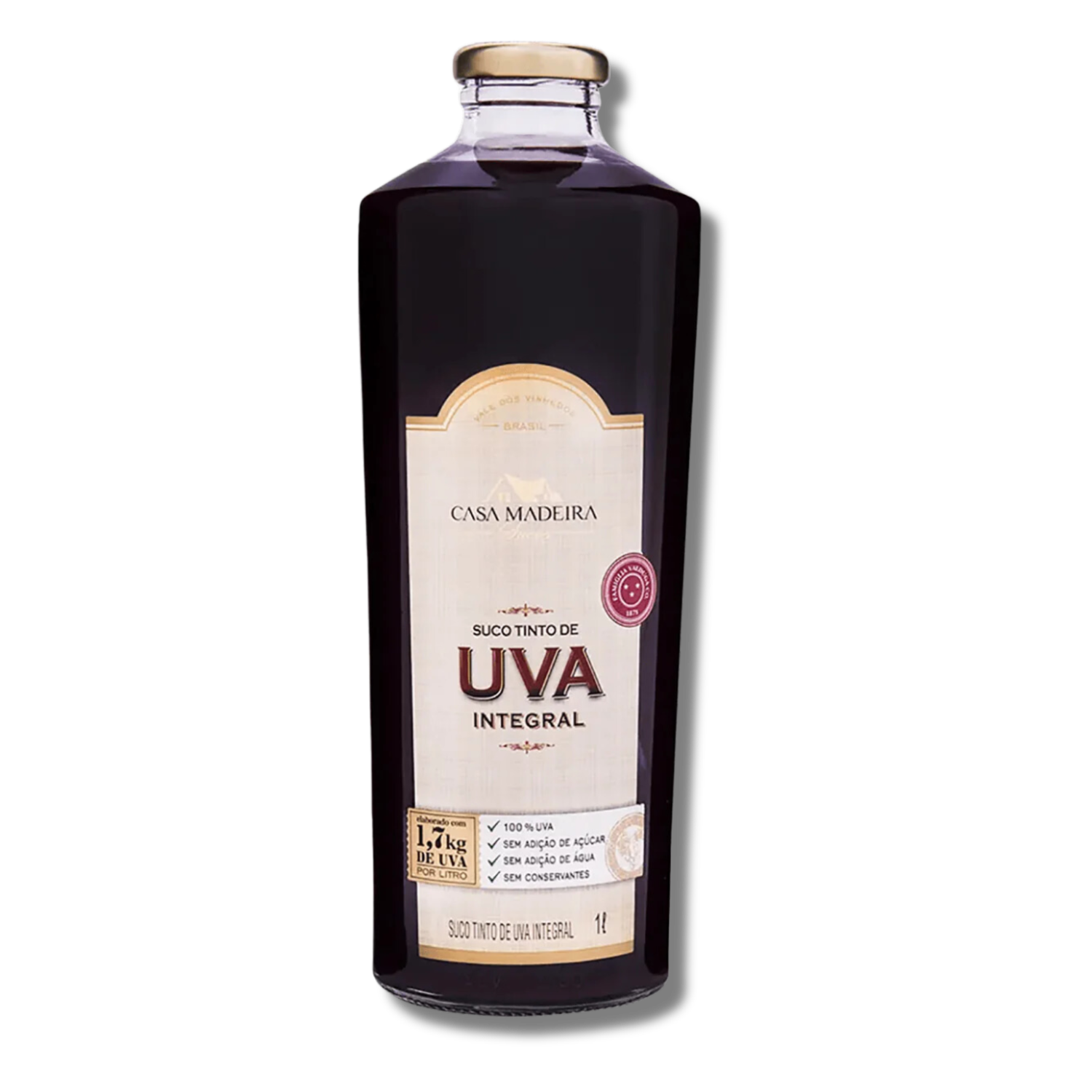 Casa Madeira Suco Uva Integral 1L
