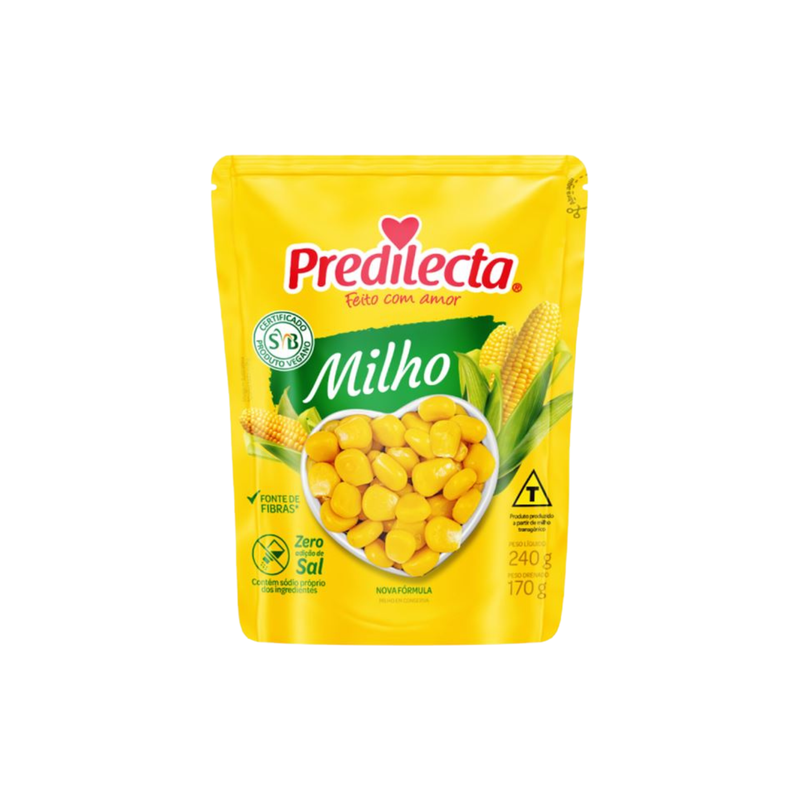 Milho em Conserva Sachê - Corn Conserved Bag - 240g