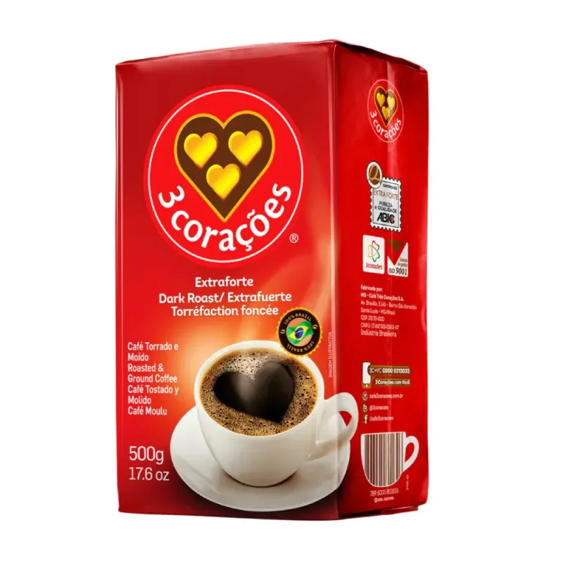3 Coracoes Cafe Extra Forte - 500g