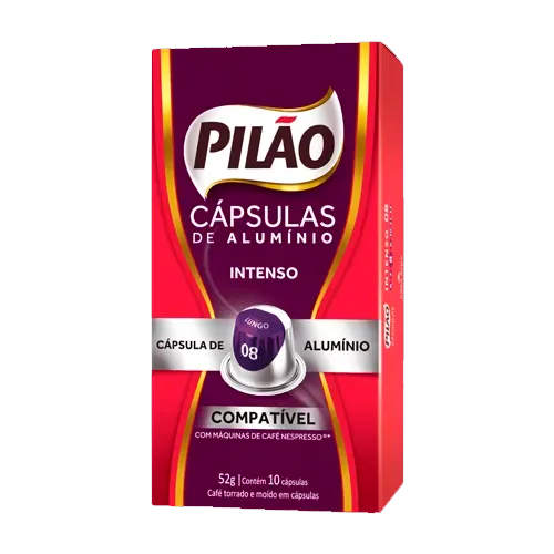 Pilao Capsulas De Cafe Nespresso Intenso- 52g