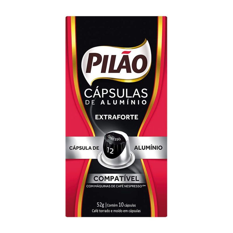 Pilao Capsulas De Cafe Nespresso Extra Forte- 52g