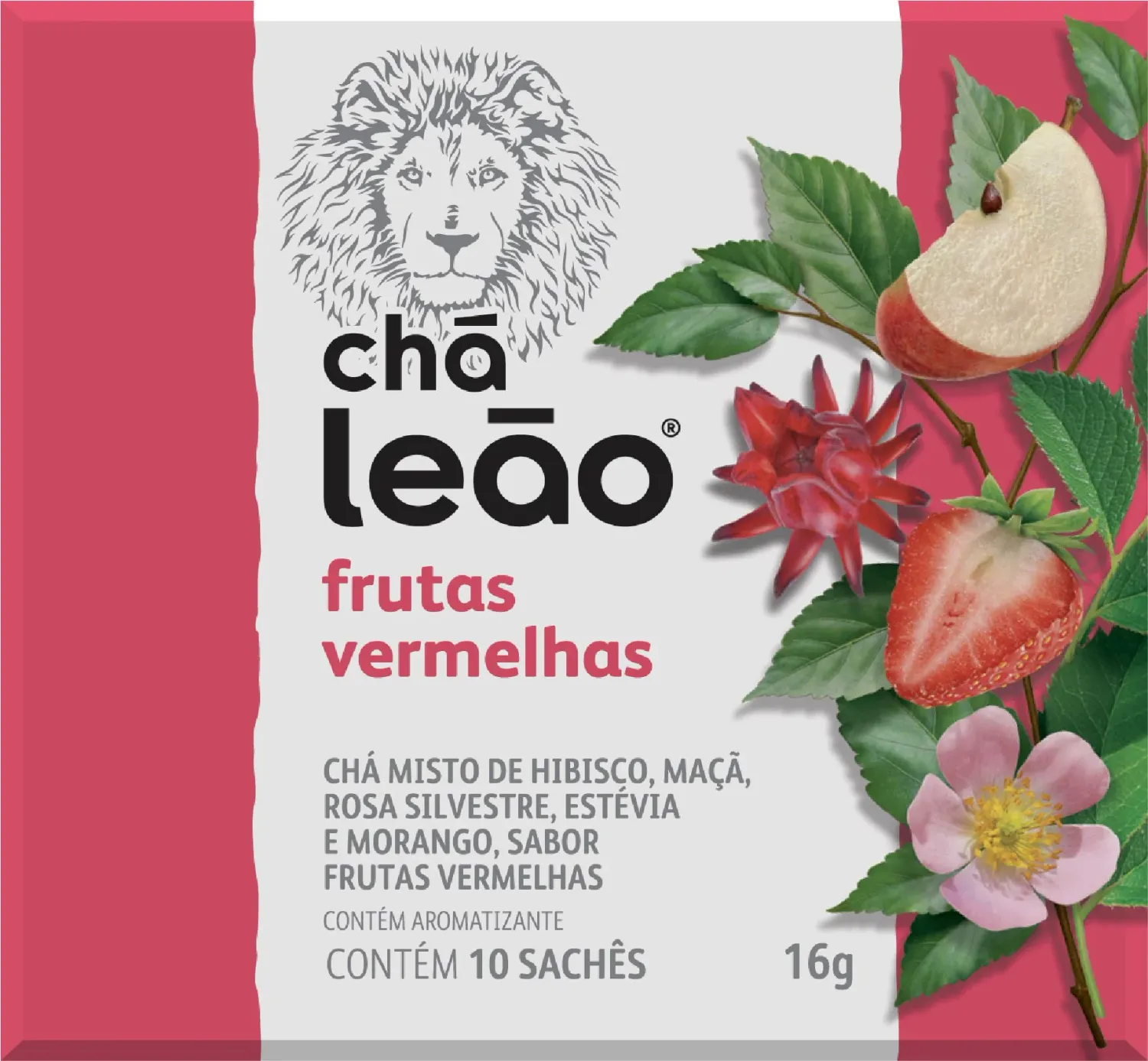 Matte Leao Cha Frutas Vermlhas - 16g