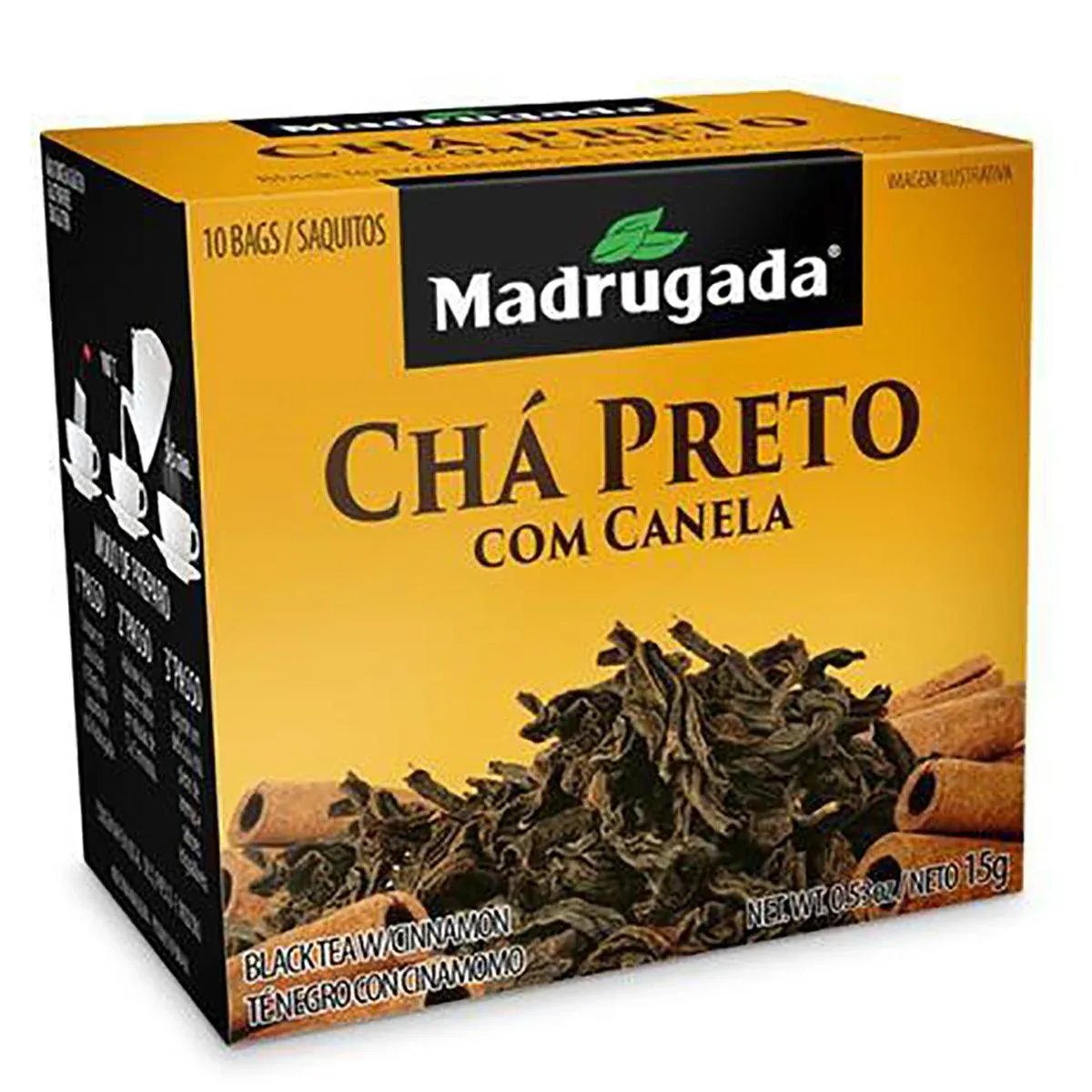 Madrugada Cha Preto Com Canela - 15g