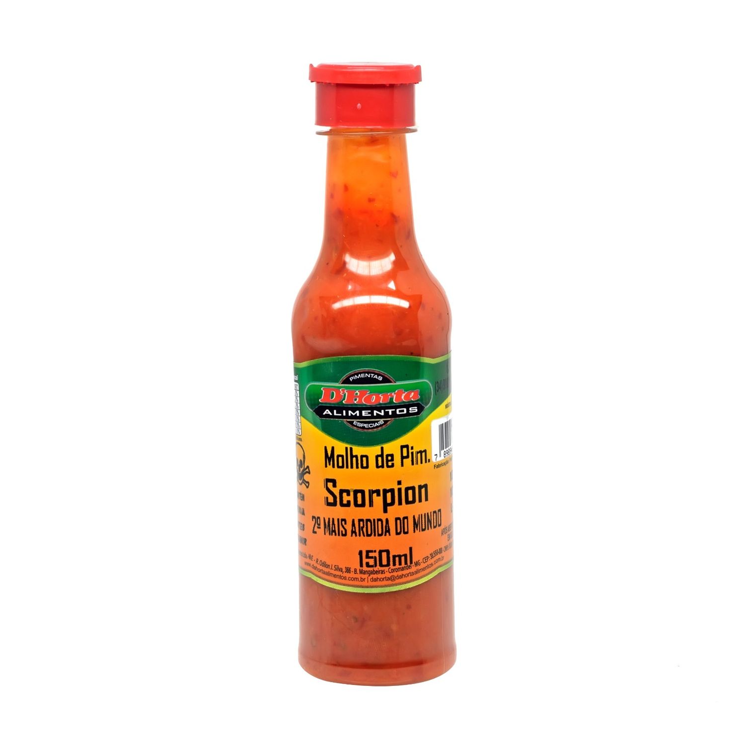 D&#39;Horta Molho de Pimenta Scorpinhao - 150ml
