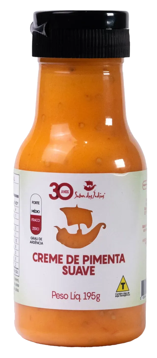 Sabor das Indias Creme de Pimenta Suave - 195g