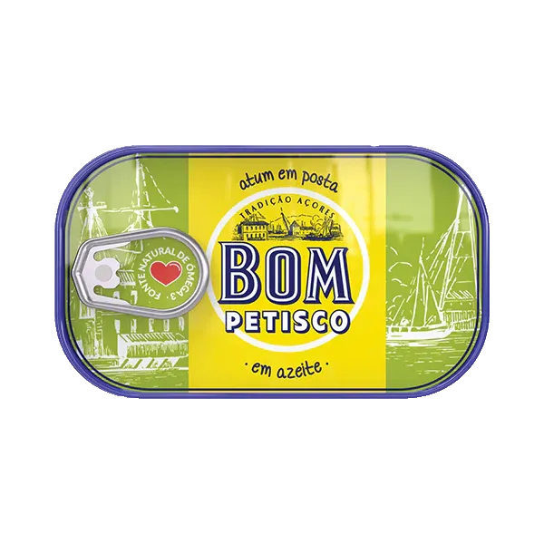 Bom Petisco Atum em Oleo de Azeite- 120g
