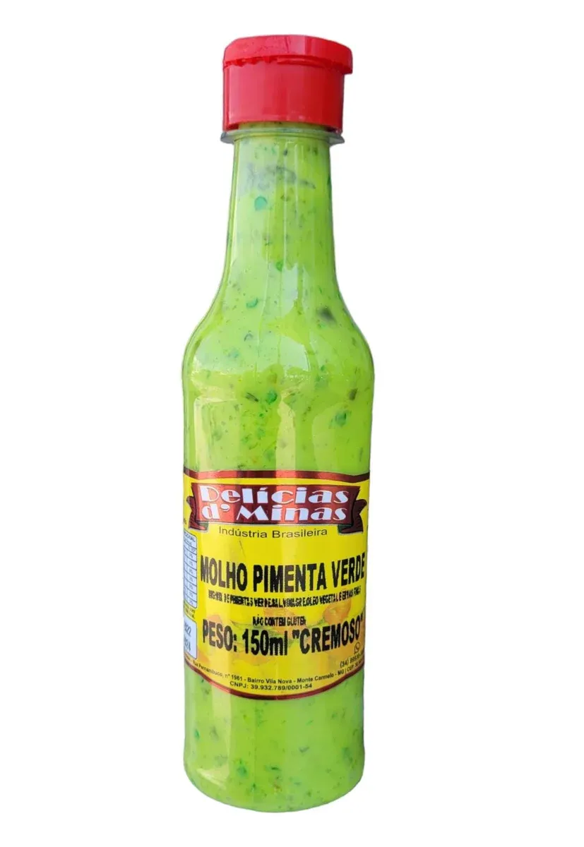 Delicia de Minas Molho de Pimenta Verde - 150ml