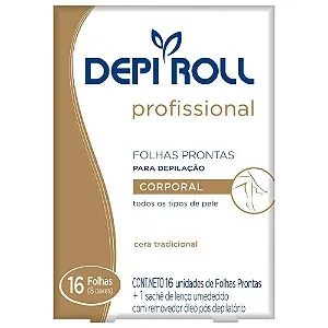 Depiroll Profissional Folhas Prontas Para Depilacao 16un.