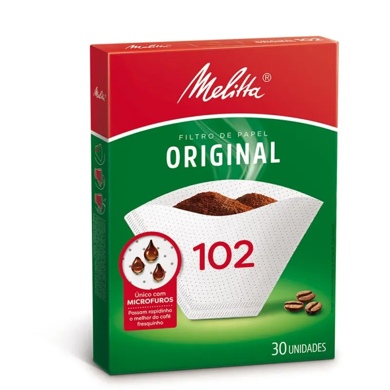 Melitta Filtro de Papel 102 - 30 unidades