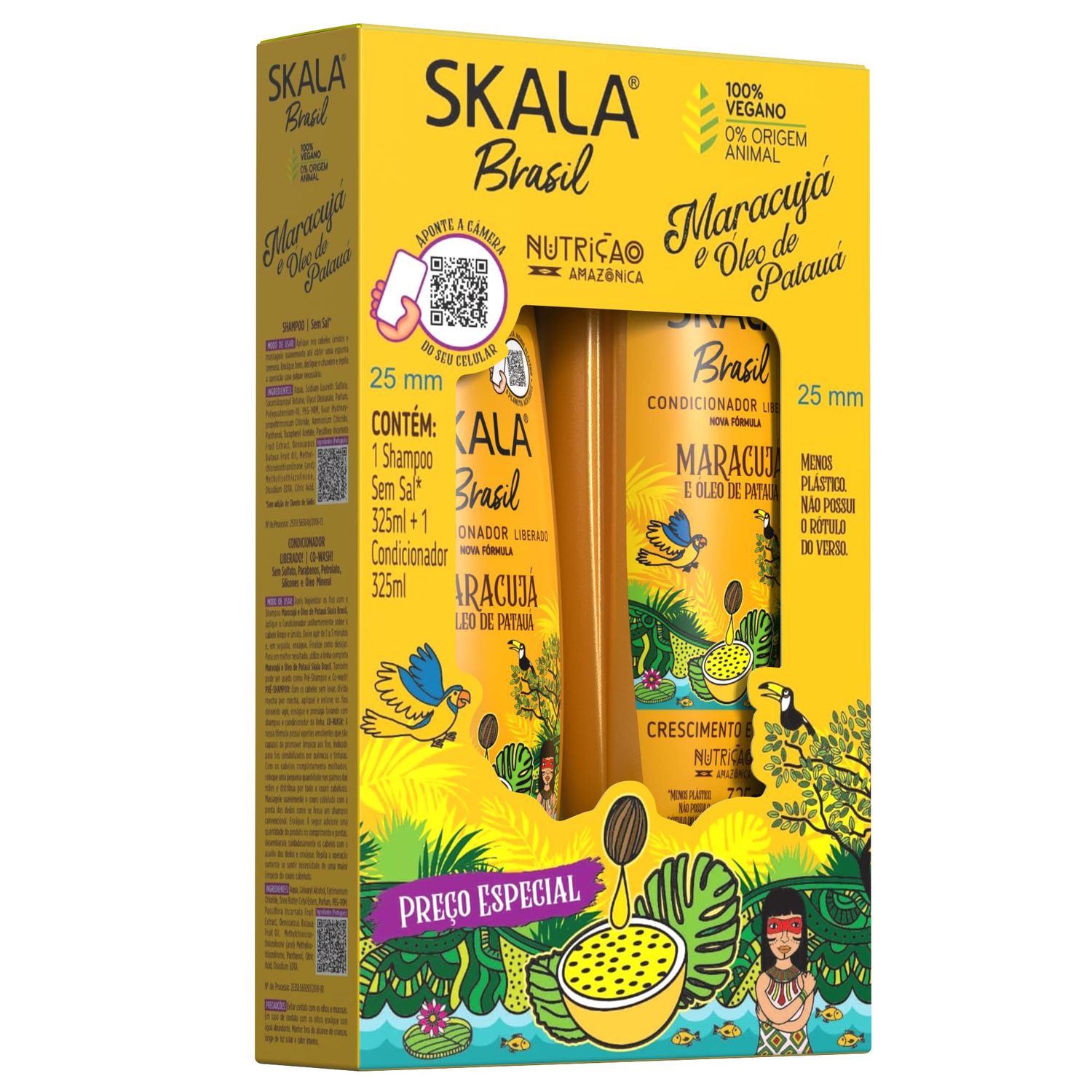 Skala Kit Shampoo e Condicionador Maracuja - 650ml