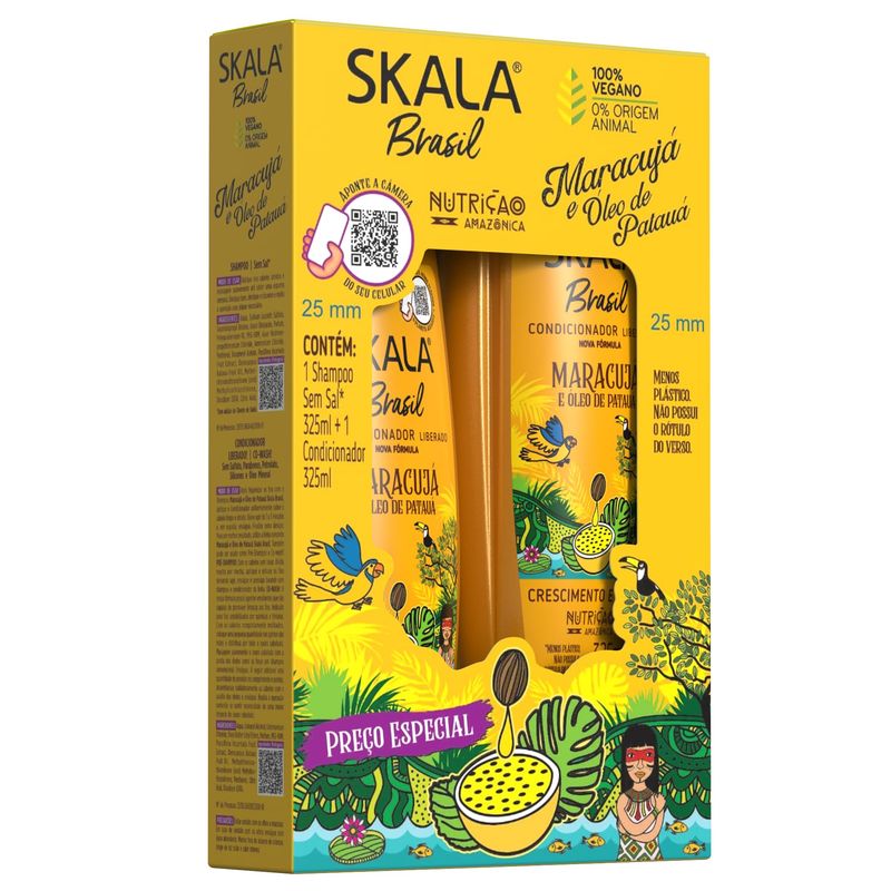 Skala Kit Shampoo e Condicionador Maracuja - 650ml