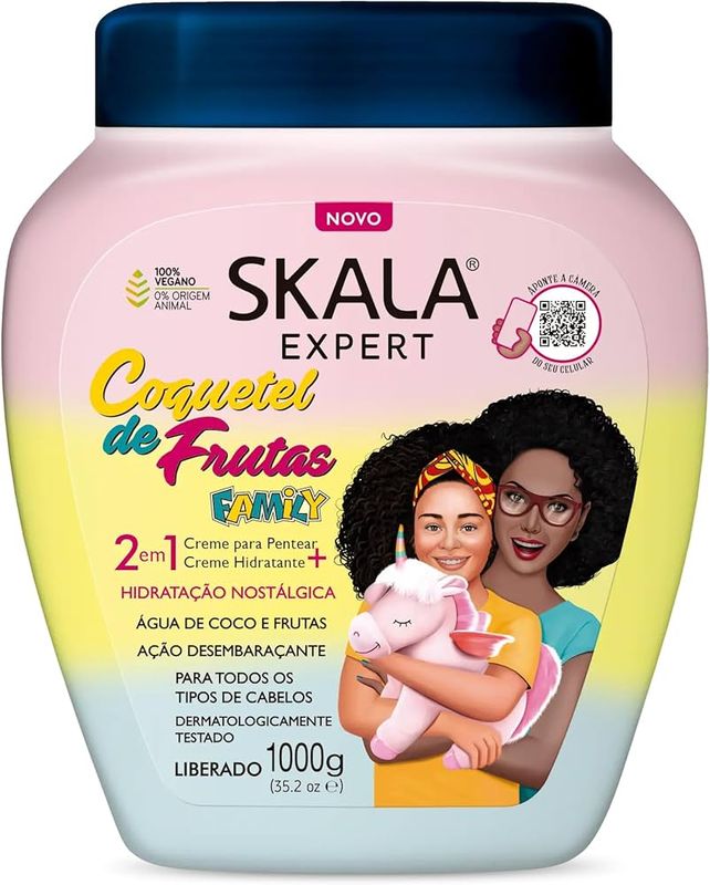 Skala Creme Leave in Coquetel de Frutas - 1kg