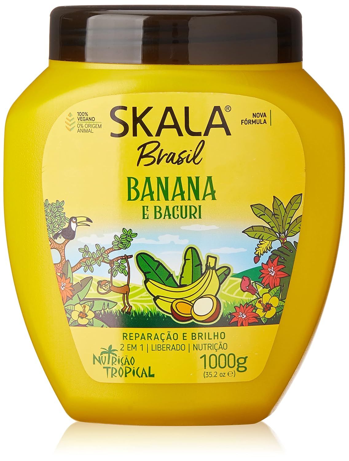 Skala Creme Leave in Banana e Bacuri - 1kg