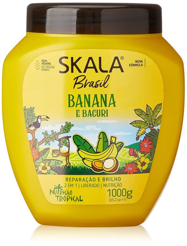 Skala Creme Leave in Banana e Bacuri - 1kg