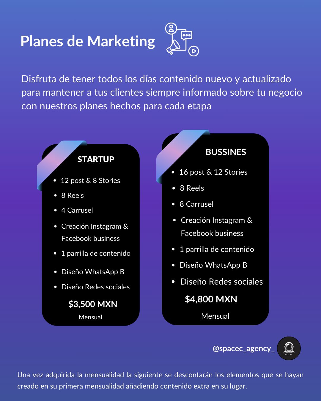 marketing digital, creamos tu contenido para redes sociales