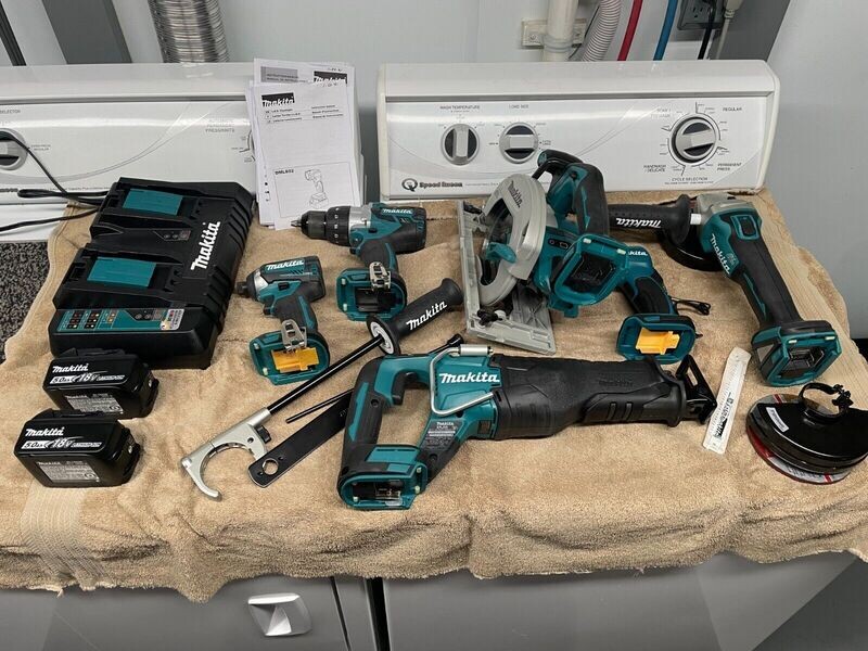 Makita XT611PT 18V LXT Li-Ion Brushless Cordless 6 Tool Combo 5.0 Ah Kit