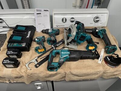 Makita XT611PT 18V LXT Li-Ion Brushless Cordless 6 Tool Combo 5.0 Ah Kit