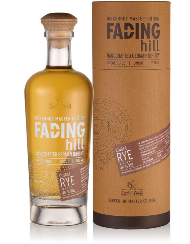 Fading Hill Single Rye Whisky - Birkenhof Brennerei - 45% Vol. - 700ml